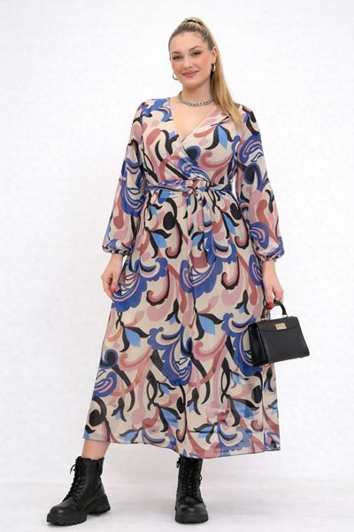 Picture of CURVY GIRL QUALITY CHIFFON DRESS